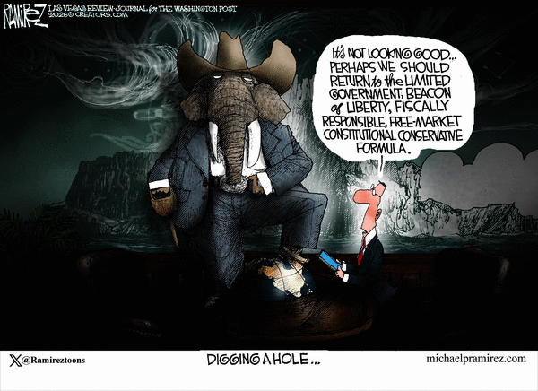 Michael Ramirez for 10/9/2026