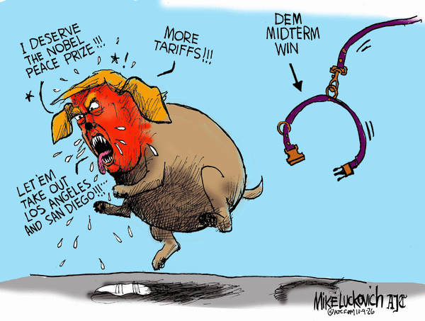Mike Luckovich for 10/9/2026