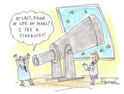 Starbucks Sighted on Mars