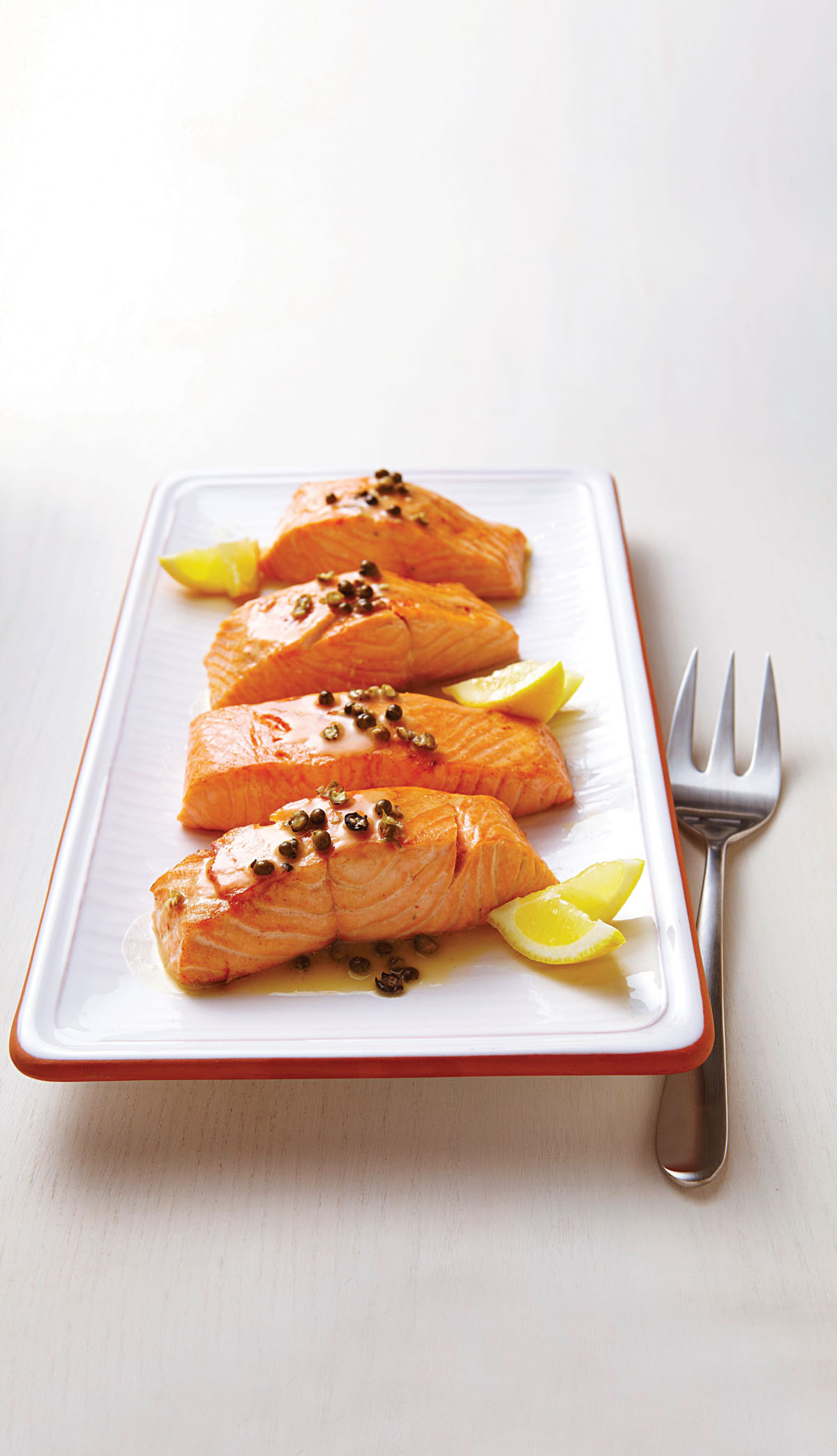 EATINGWELL Seared Salmon with Green Peppercorn Sauce Variety Menu ArcaMax Publishing