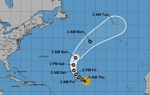 National Hurricane Center/TNS