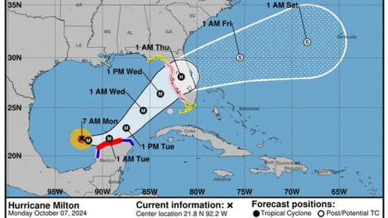 Handout/National Hurricane Center/TNS