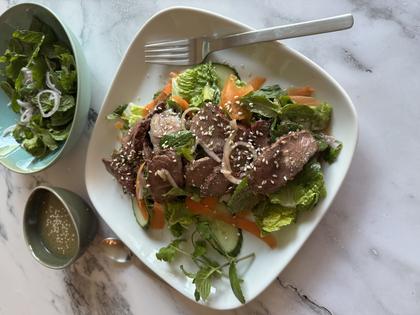 The key to any main dish salad is to do the prep work in advance. (JeanMarie Brownson/TCA)