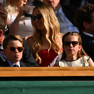 Bang Showbiz / Prince George and Princess Charlotte at Wimbledon