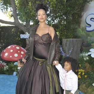 Bang Showbiz / Rihanna at the Smurfs premiere in Los Angeles