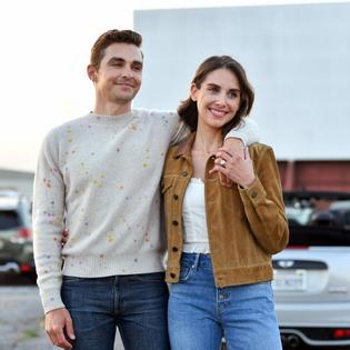 Bang Showbiz / David Franco has shared his wife Alison Brie likes to recreate 'sloppy' and 'awkward' kisses she has seen in reality TV shows with him
