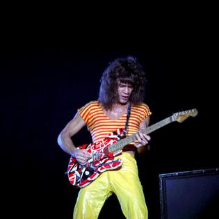 Bang Showbiz / Eddie Van Halen's custom Kramer guitar is expected to make a killing at auction