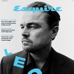 Bang Showbiz / Leonardo DiCaprio on the cover of Esquire UK