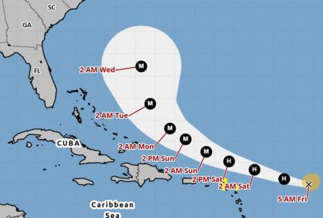 Handout/National Hurricane Center/TNS