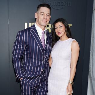 Bang Showbiz / John Cena with his wife Shay Shariatzadeh.