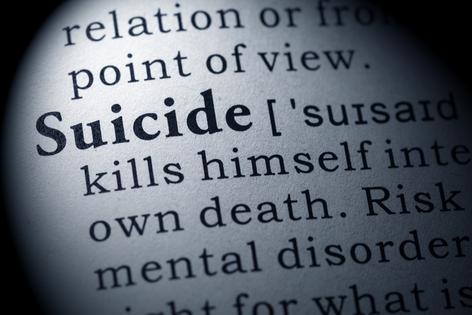Definition of suicide. Dreamstime/TCA