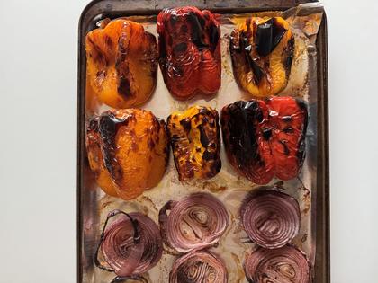 Roasted Peppers and Onions. (JeanMarie Brownson/TCA)