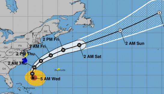 Handout/National Hurricane Center/TNS