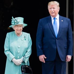 Bang Showbiz / Queen Elizabeth and Donald Trump are said to have bonded well