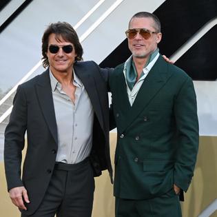 Bang Showbiz / Tom Cruise and Brad Pitt could be set to star together in a crossover sequel between F1 and the 1990 film Days of Thunder.