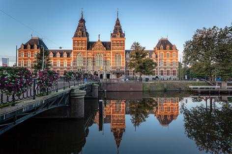 The Rijksmuseum is a Netherlands national museum dedicated to arts and history in Amsterdam. Dreamstime/TCA