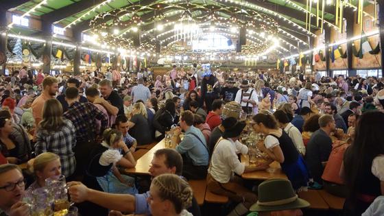 During Oktoberfest, Munich’s Wies’n grounds host around 15 gigantic tents, all of which operate like pop-up beer halls. (Rick Steves, Rick Steves’ Europe)