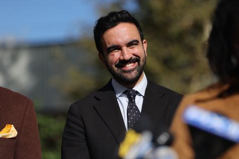 New York mayoral candidate Zohran Mamdani attends a news conference in the Bronx where he was endorsed by Assembly Speaker Carl Heastie on Sept. 17, 2025 in New York City. The endorsement from a significant Bronx politician comes after New York Governor Kathy Hochul wrote an opinion piece in the New York Times declaring her support for Mamdani. (Spencer Platt/Getty Images/TCA)