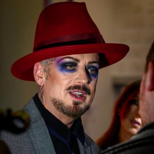 Bang Showbiz / Boy George at Blitz: the club that shaped the 80s exhibition launch at The Design Museum