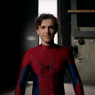 Bang Showbiz / Tom Holland as Spider-Man.