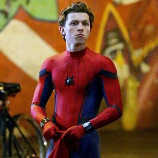 Bang Showbiz / Tom Holland is believed to have hit his head when a line snapped during a stunt.