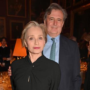 Bang Showbiz / Dame Kristin Scott Thomas and John Micklethwait married last year