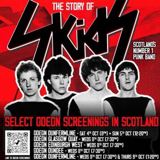 Bang Showbiz / The Skids frontman Richard Jobson has paid tribute to his hometown roots in The Story of The Skids -- a new documentary directed by punk artist Mark Sloper which premiered last week to packed audiences across Scotland