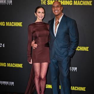 Bang Showbiz / Emily Blunt has become close friends with Dwayne Johnson