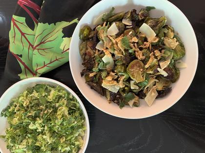 The strong vegetal flavor of Brussels sprouts mellows with the addition of other bold flavors. (JeanMarie Brownson/TCA)