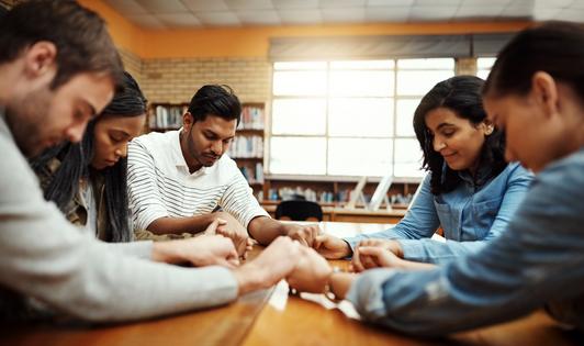Students at a Christian college. Dreamstime/TCA