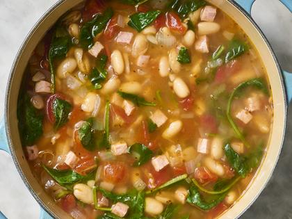 Whether you’re feeling nostalgic or just want a really good meal, ham and bean soup is great any time. (Alex Lepe/TCA)