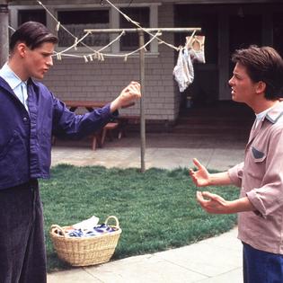 Bang Showbiz / Crispin Glover 'created friction' on the Back to the Future set, Michael J. Fox has said