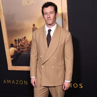 Bang Showbiz / Callum Turner has expressed his delight over his engagement