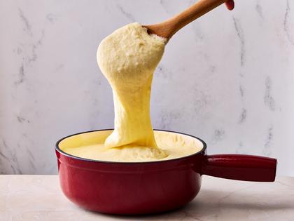 A French comfort food classic of rich and creamy mashed potatoes with the ultimate cheese pull. (Rachel Vanni/TCA)