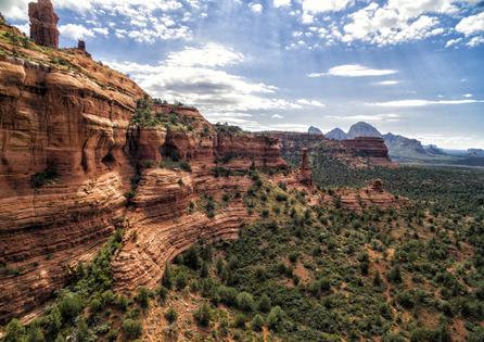 Red rock formations at at Boynton Canyon Trail in Sedona, USA. Dreamstime/TCA