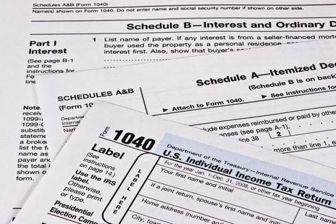 Tax form. Dreamstime/TCA