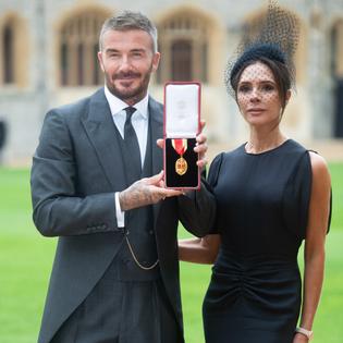 Bang Showbiz / Sir David Beckham admits knighthood was' emotional'.