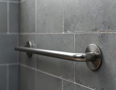The challenge is installing a grab bar on finished walls. (Dreamstime/TCA)