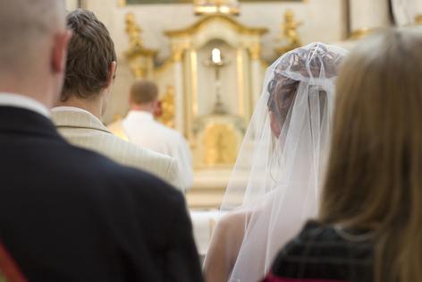 Catholic wedding. Dreamstime/TCA