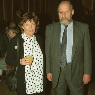 Bang Showbiz / Jill Freud and husband Sir Clement Freud in 1992