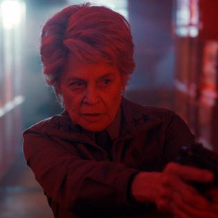 Bang Showbiz / Linda Hamilton in Stranger Things.