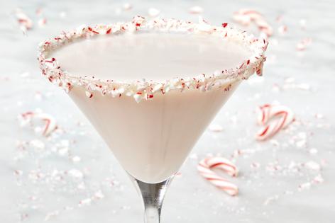 This highly festive cocktail is extra creamy and minty, and will get anyone into the holiday spirit. (Alex Lepe /TCA)