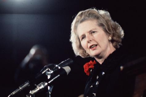1975: Margaret Thatcher takes over from Edward Heath as the new leader of the Conservative Party. (Photo by Hulton Archive/Getty Images)