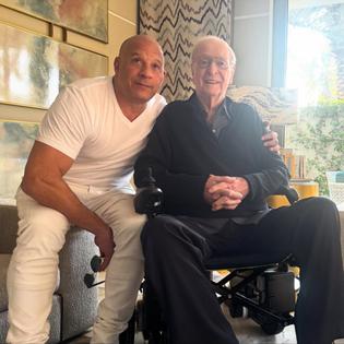 Bang Showbiz / Vin Diesel is close friends with Sir Michael Caine © @vindiesel / Instagram