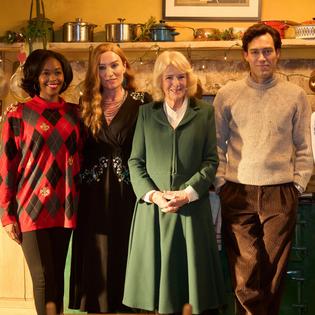 Bang Showbiz / Queen Camilla visited the set of drama series Rivals