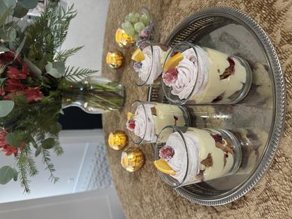 This parfait features all the best flavors of Christmas. (JeanMarie Brownson/TCA)
