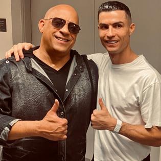 Bang Showbiz / Vin Diesel teases Ronaldo Fast X cameo.