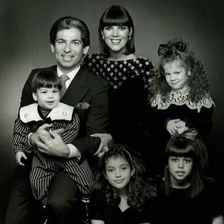 Bang Showbiz / Robert Kardashian and Kris Jenner with their children