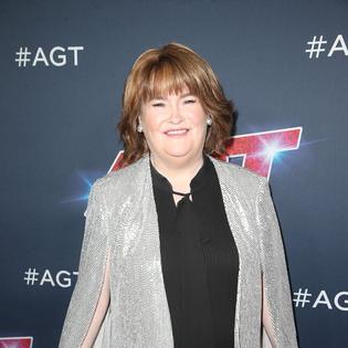 Bang Showbiz / Susan Boyle received a Marty Supreme jacket
