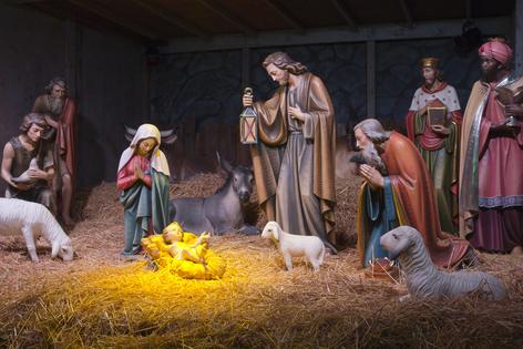 The Nativity scene. Dreamstime/TCA